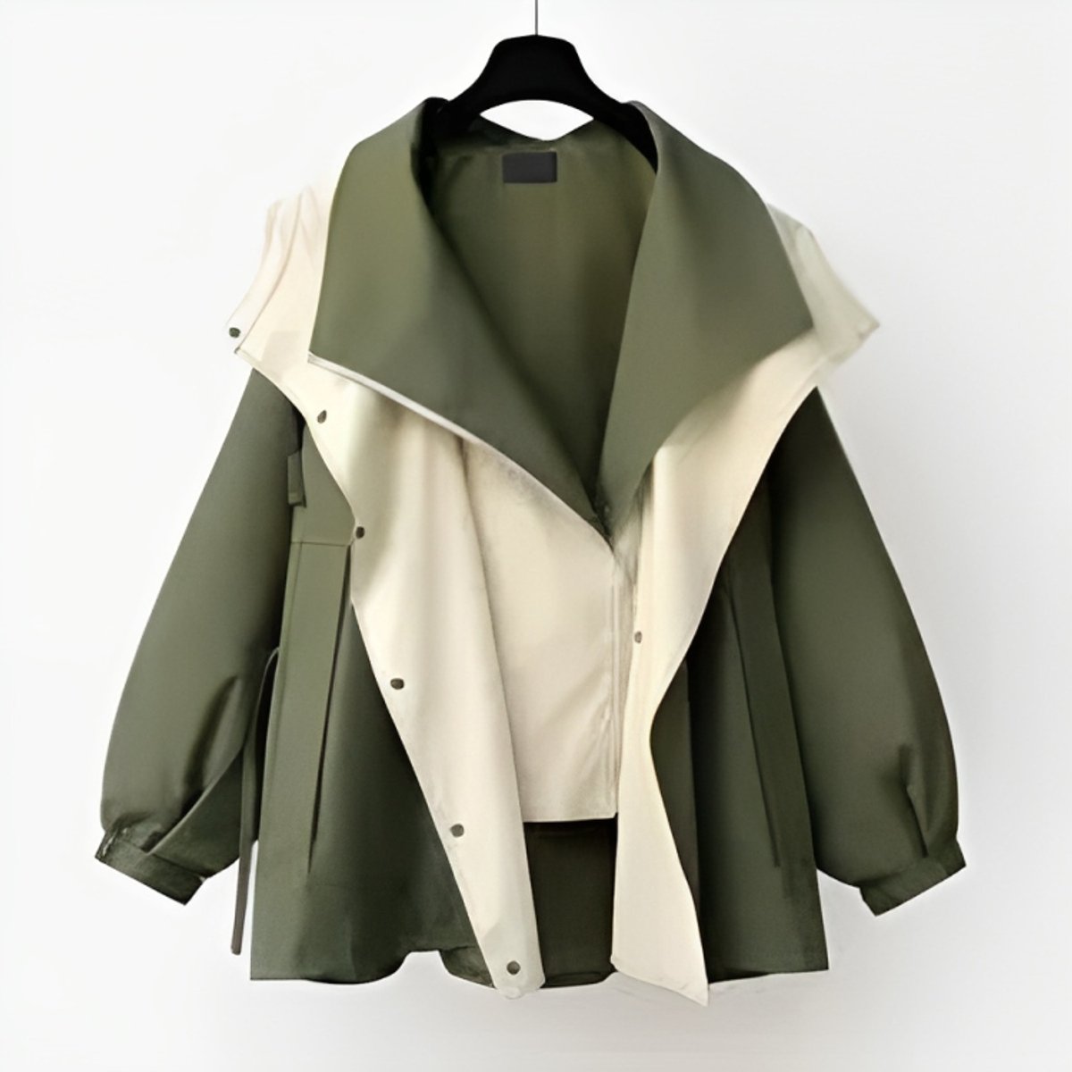 Laura | Dame Oversized Vandafvisende Trench Coat Dobbelt Krave