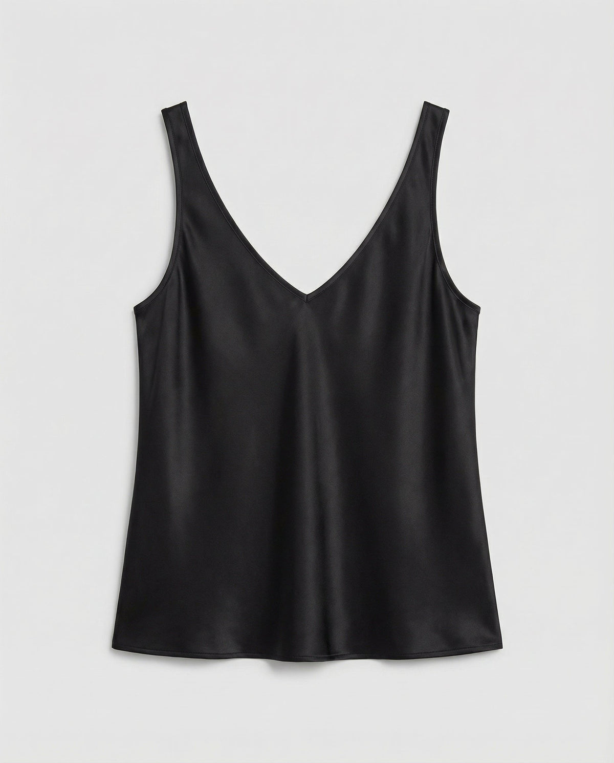 Ida | Dame Satin Camisole V-hals Brede Stropper
