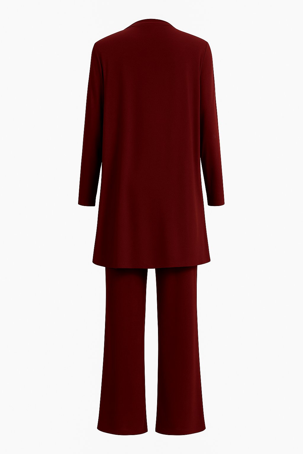 Freja | Dame Tredelt Cardigan Tank Top og Vide Bukser Sæt