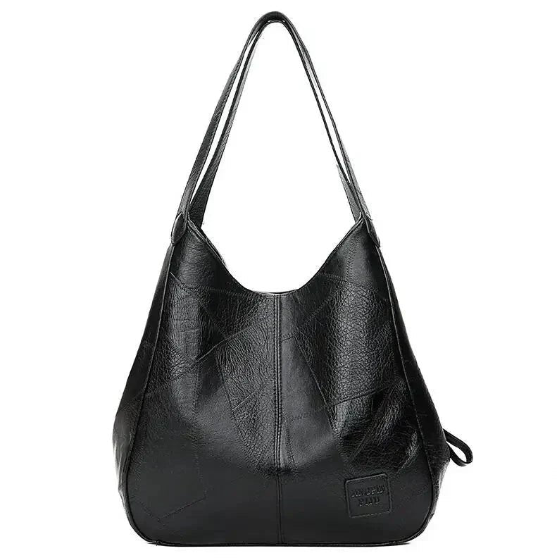 Nora | Dame Vintage Rummelig Skulderveske Blødt Læder Hobo-taske
