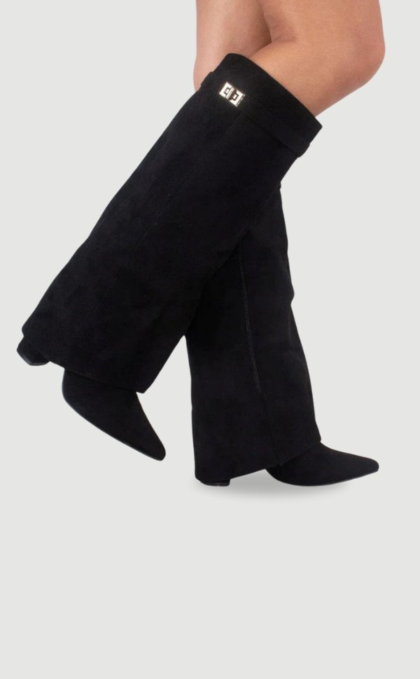 Maja | Damestøvler Suede Elegante Høje Støvler