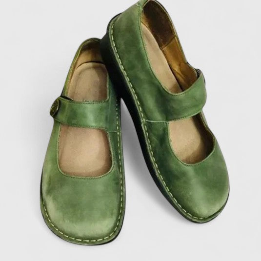 Vilma | Kvinders Slip On Sko Med Rem Detalje