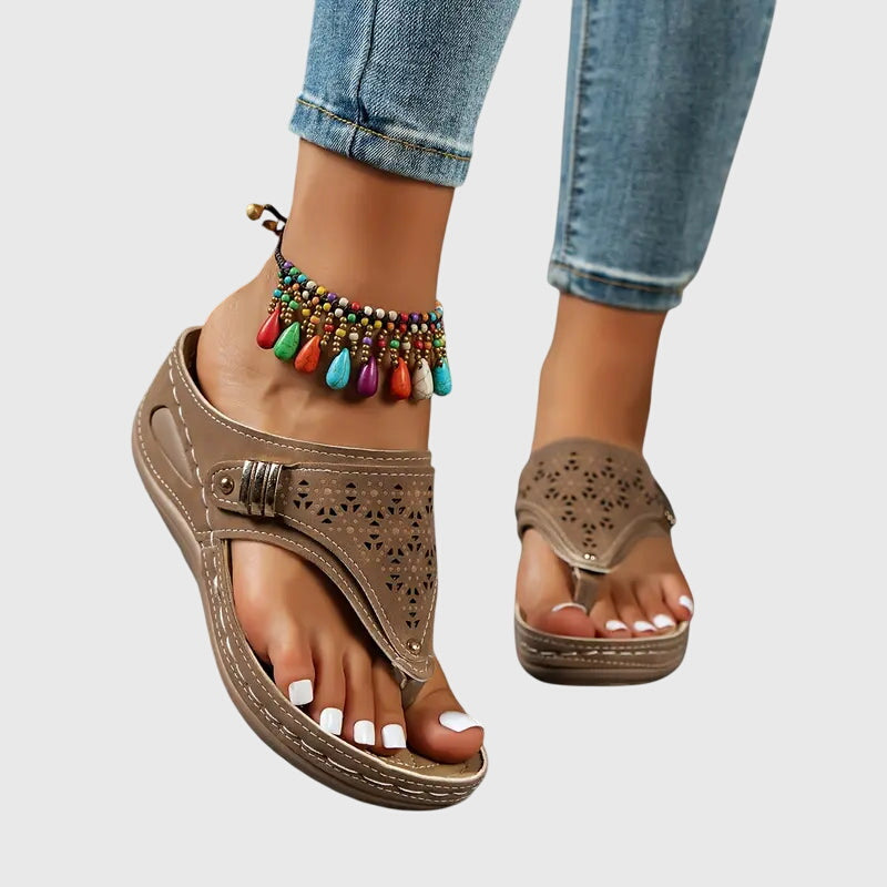Adele | Kvinders Slip On Flade Sandaler