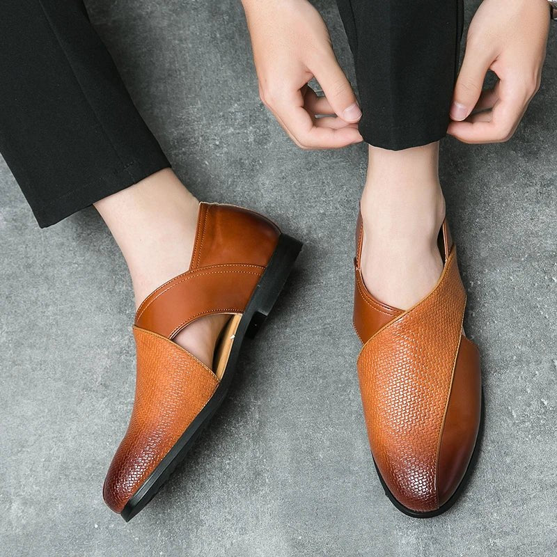 Mathias | Fisherman Sandaler Læder Loafers Crossover Lukkede Tæer