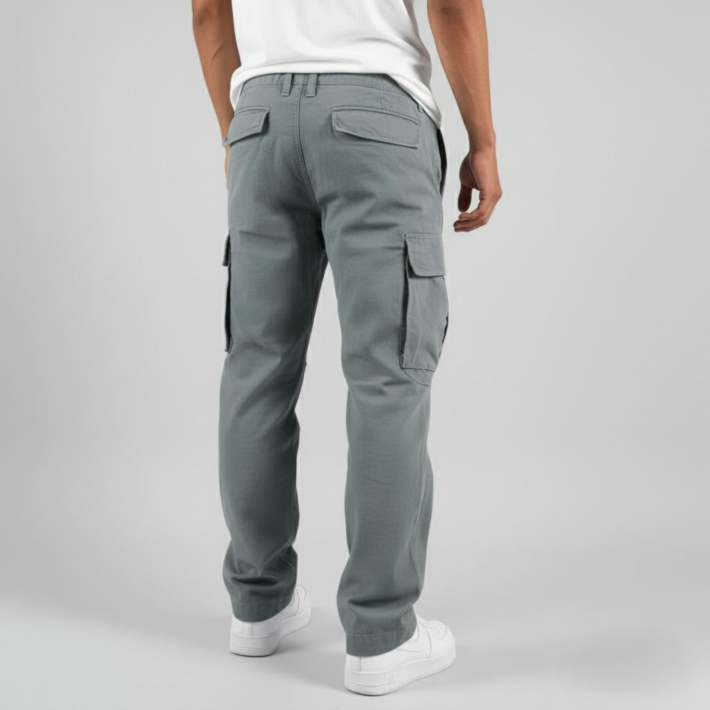 Jørn | Herres cargobukser med afslappet pasform og sidelommer i streetwear-stil