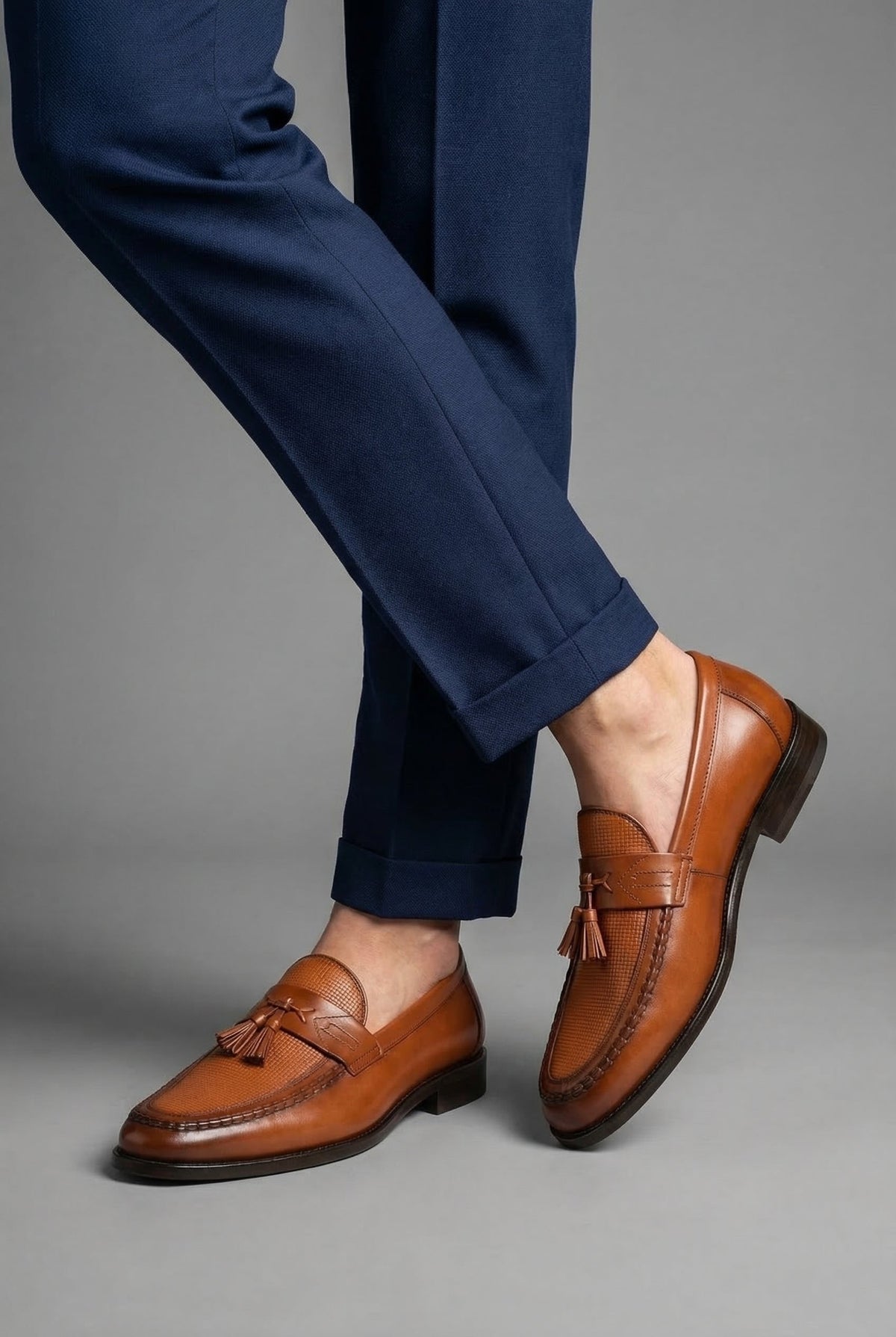 Oliver | Herre Klassisk Flettede Kvast Slip-On Loafers