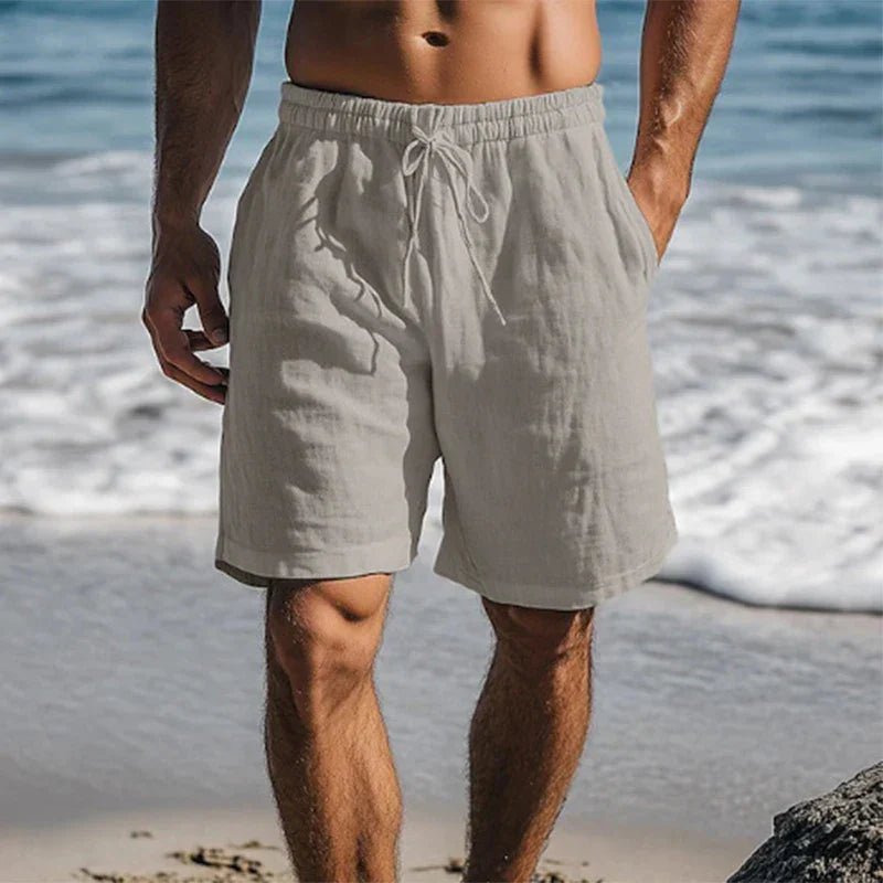 Henrik | Herre Linen Hurtigtørrende Sommer Badeshorts