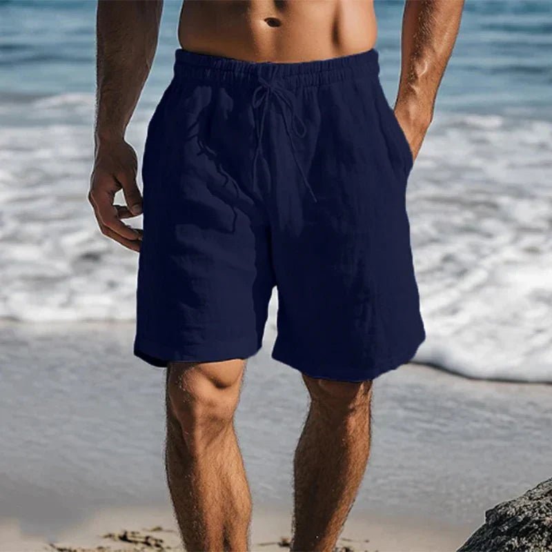 Henrik | Herre Linen Hurtigtørrende Sommer Badeshorts