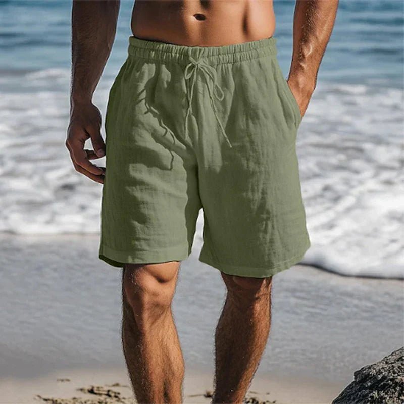 Henrik | Herre Linen Hurtigtørrende Sommer Badeshorts