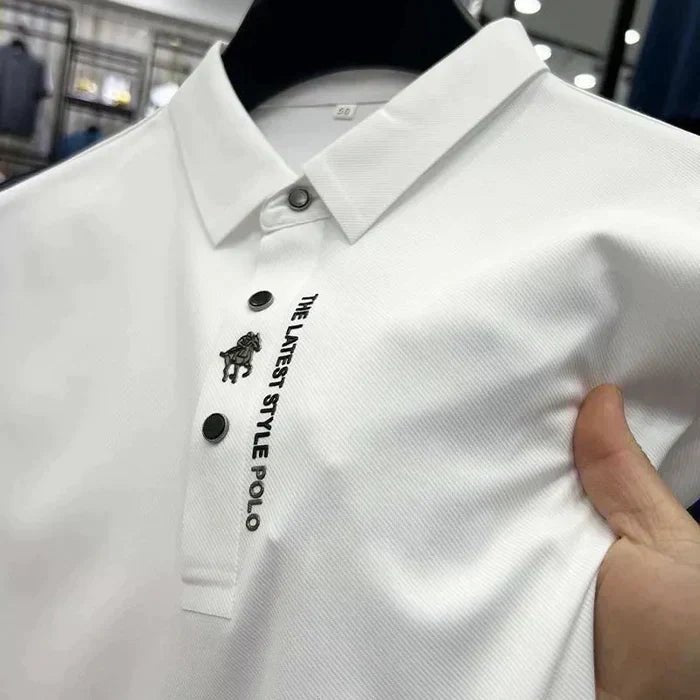 Magnus | Herre Polo Skjorte Krølfri Stretch Bomuld