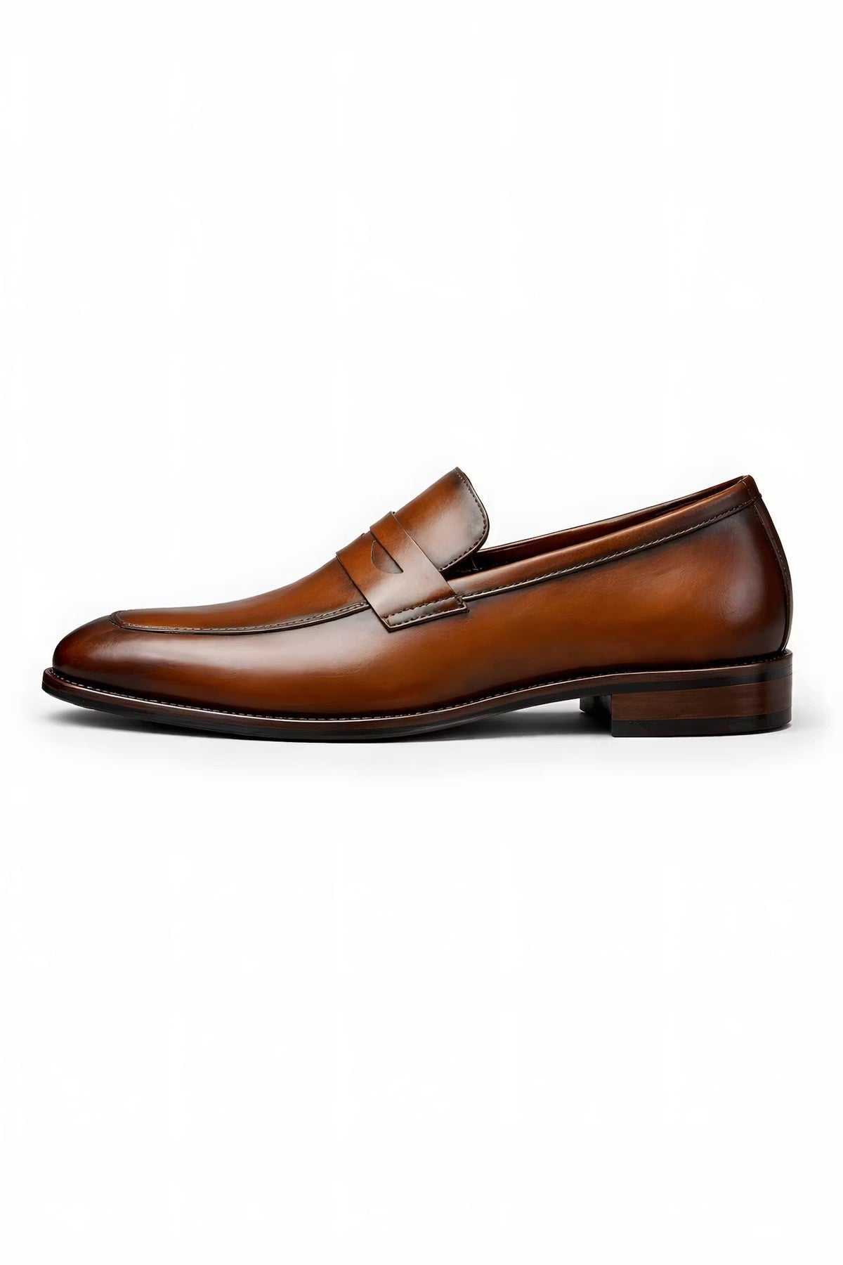 Magnus | Herre Slip-On Penny Loafers Klassisk Formelt Læderlook