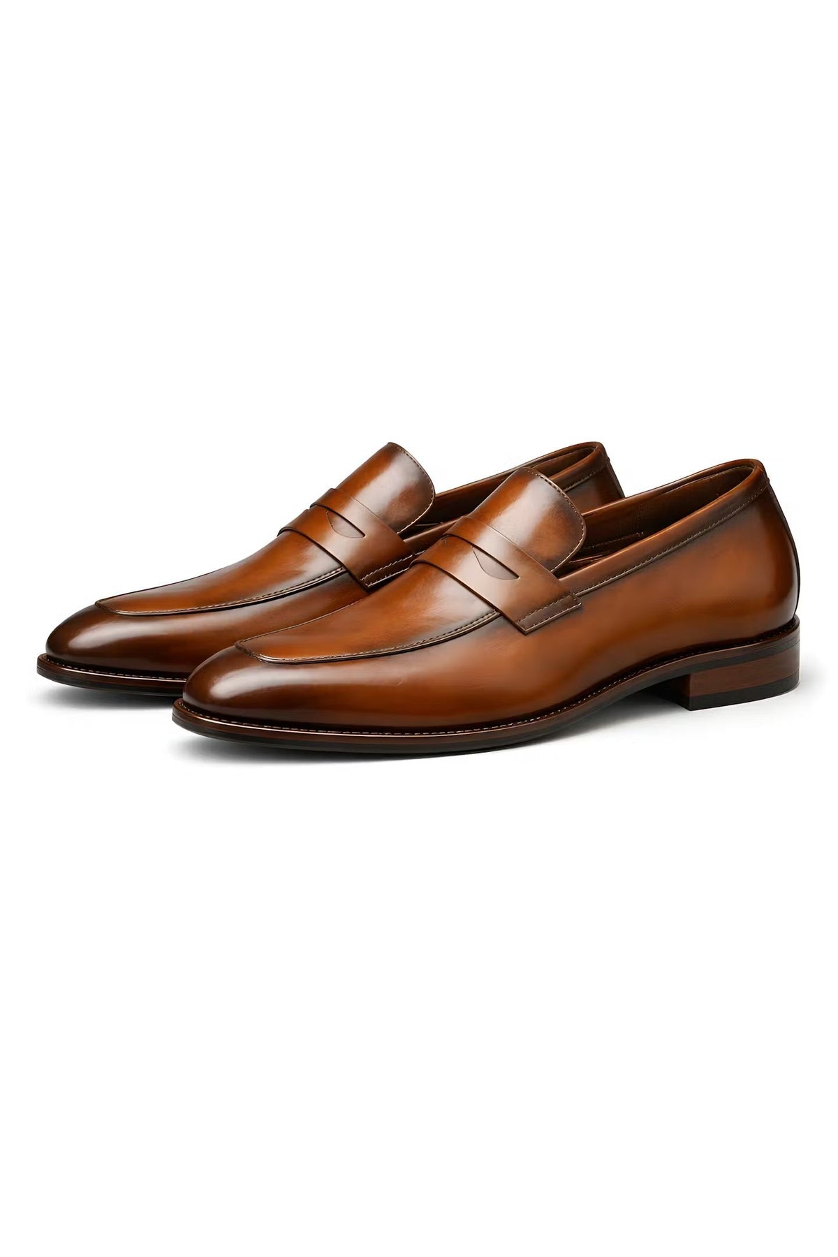 Magnus | Herre Slip-On Penny Loafers Klassisk Formelt Læderlook