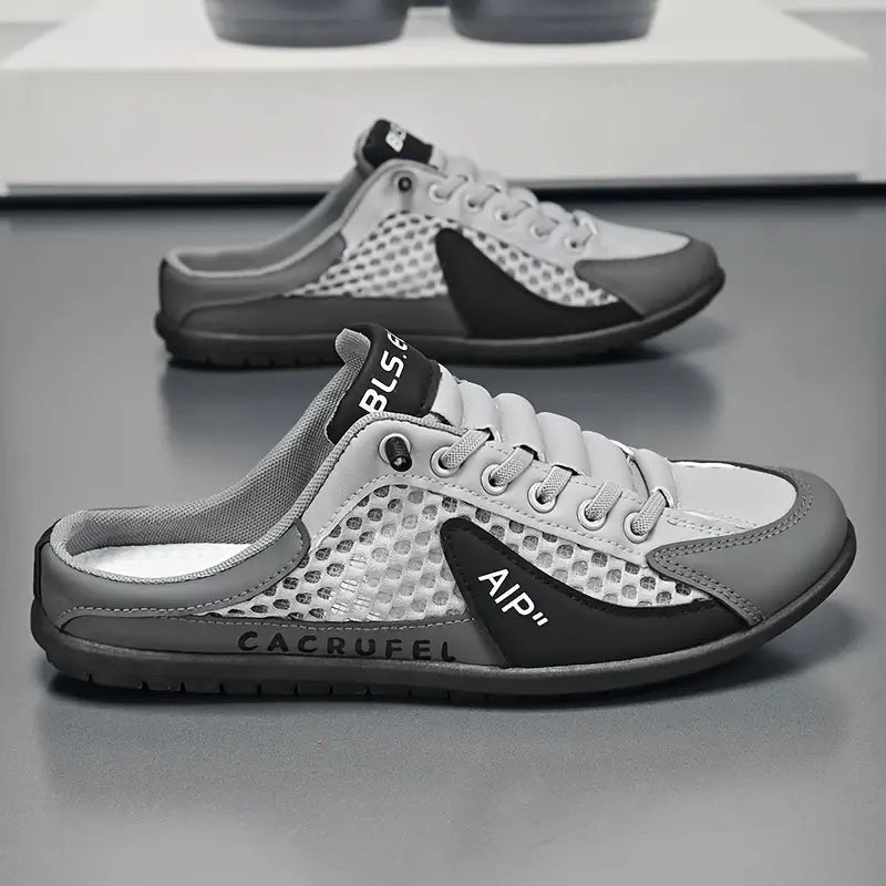 Lucas | Herres Åbenhæl Snøre-Sneaker Sandal til Daglig Komfort