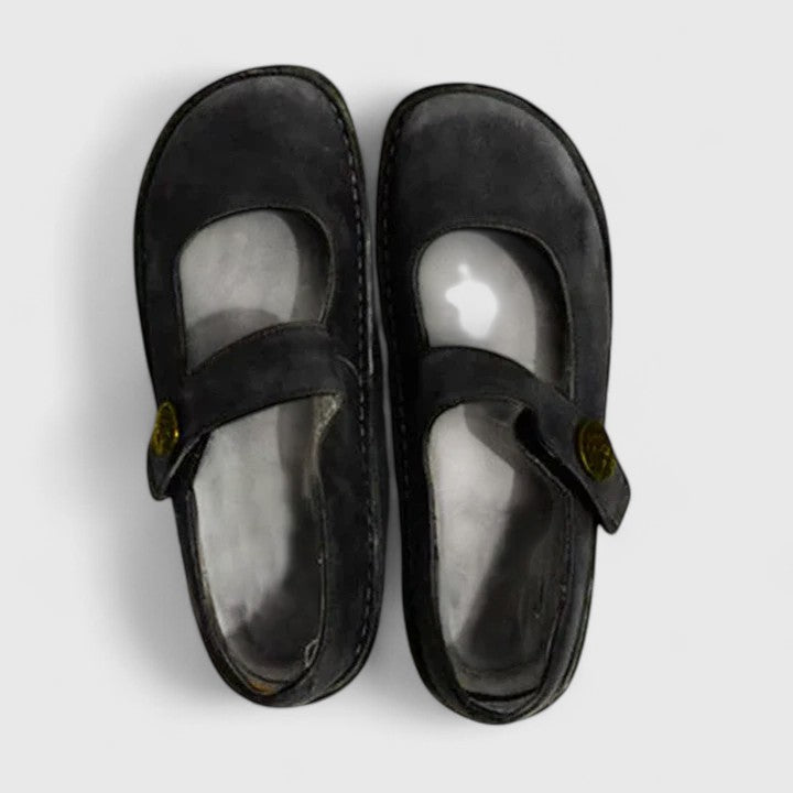 Vilma | Kvinders Slip On Sko Med Rem Detalje