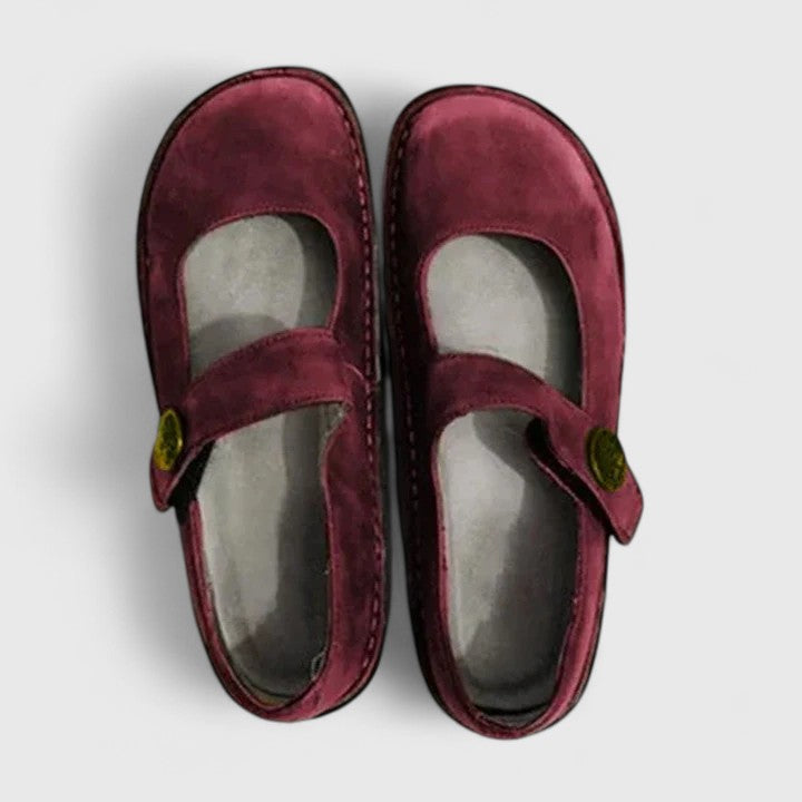 Vilma | Kvinders Slip On Sko Med Rem Detalje