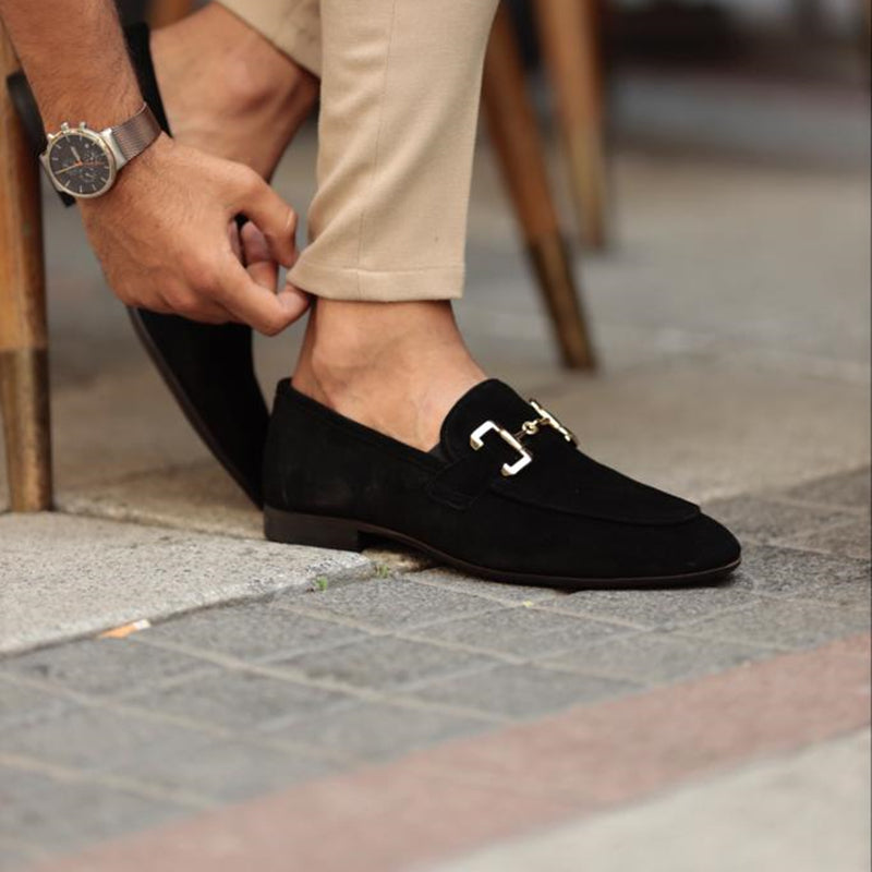 Alfred | Herre Slip-On Loafers Med Metaldetaljer