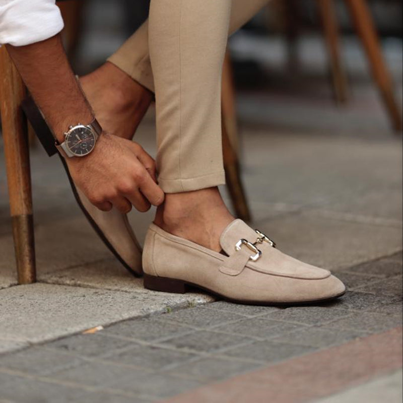 Alfred | Herre Slip-On Loafers Med Metaldetaljer