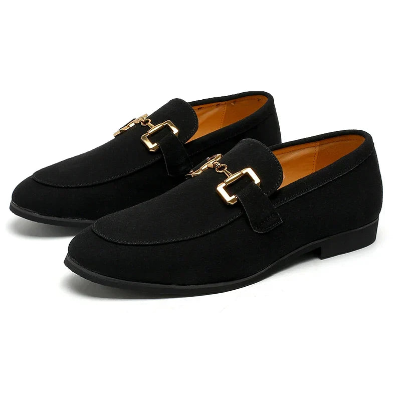 Alfred | Herre Slip-On Loafers Med Metaldetaljer