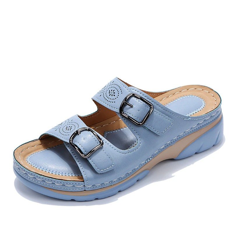 Josefine | Orthopædiske Sandaler Comfort Fit Perforeret Spænder