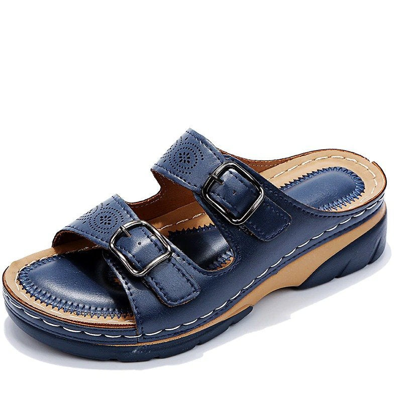 Josefine | Orthopædiske Sandaler Comfort Fit Perforeret Spænder