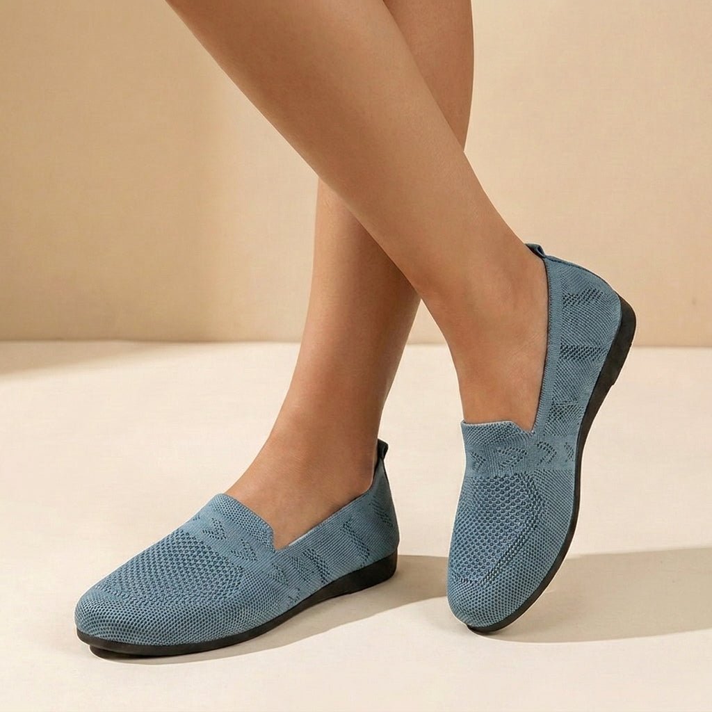 Sofia | Orthopædiske Slip-On Ballerinaer Strikket Komfort Dame