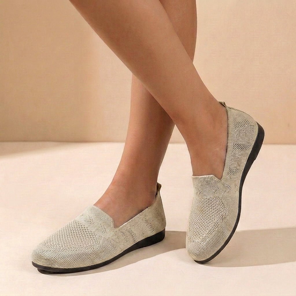Sofia | Orthopædiske Slip-On Ballerinaer Strikket Komfort Dame