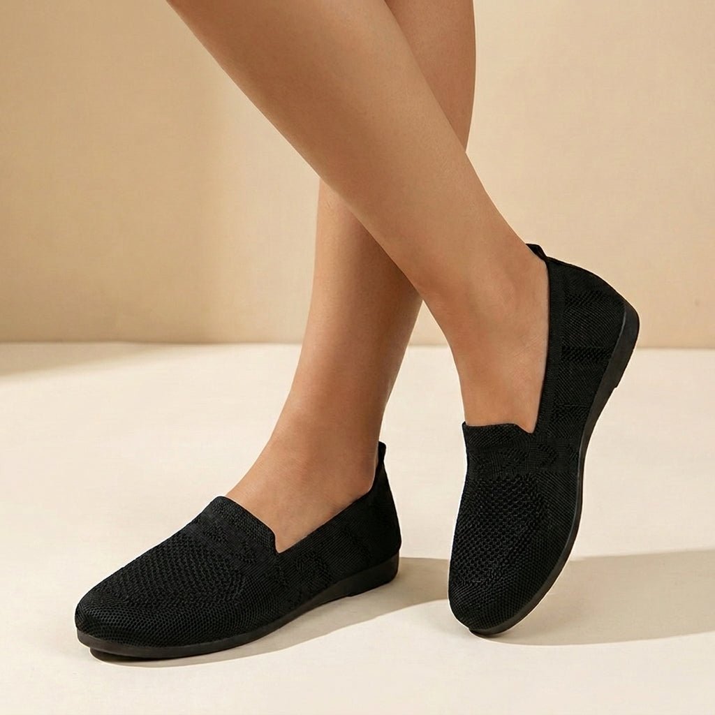 Sofia | Orthopædiske Slip-On Ballerinaer Strikket Komfort Dame