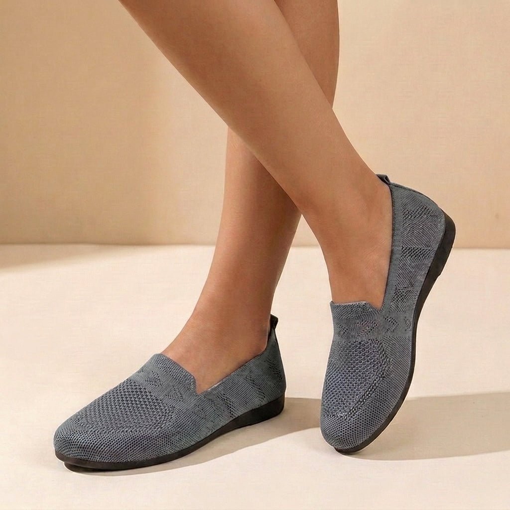 Sofia | Orthopædiske Slip-On Ballerinaer Strikket Komfort Dame