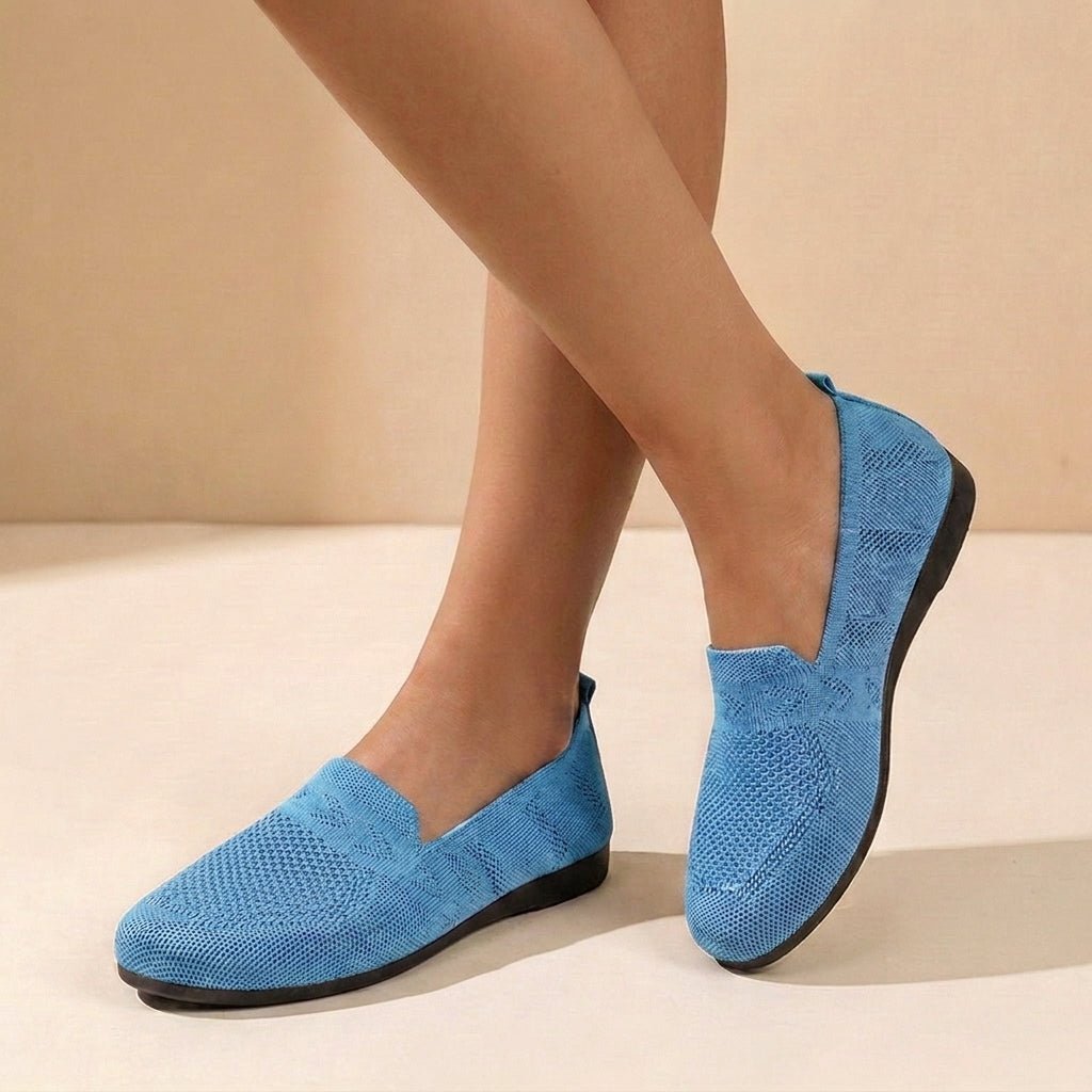 Sofia | Orthopædiske Slip-On Ballerinaer Strikket Komfort Dame