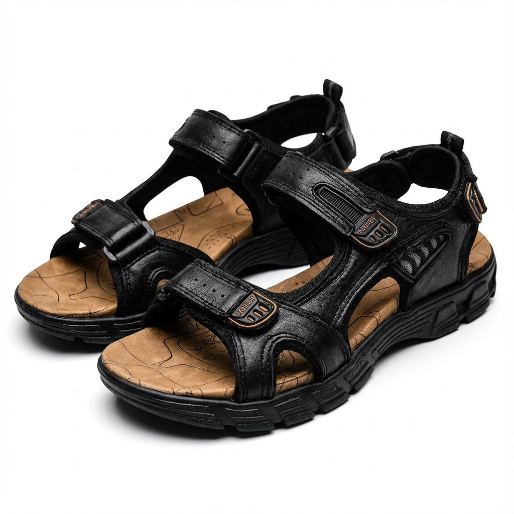 Lea | Unisex Trekking-Sandaler Velcro-Lukning Skridsikker Sål Udendørs