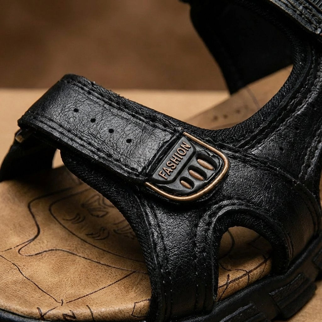 Lea | Unisex Trekking-Sandaler Velcro-Lukning Skridsikker Sål Udendørs