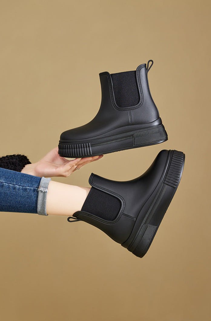 Olivia | Waterproof Støvler Dame Chelsea Boots Platform