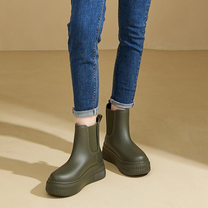 Olivia | Waterproof Støvler Dame Chelsea Boots Platform